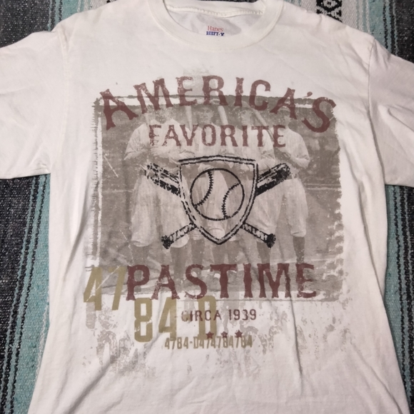Hanes Shirts Vintage Medium Graphic Baseball Tshirt Poshmark